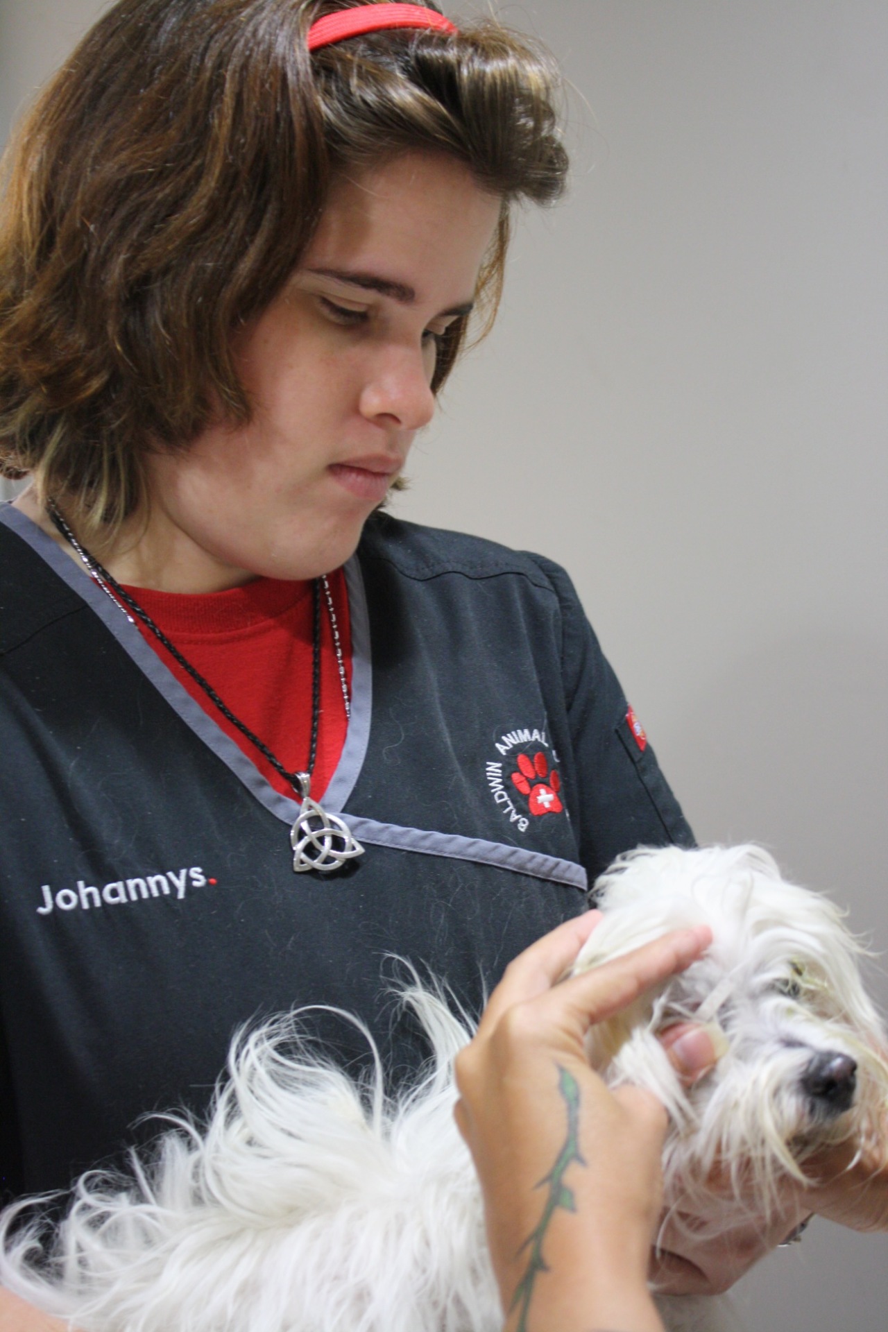 Johannys Lopez, técnica veterinaria principal