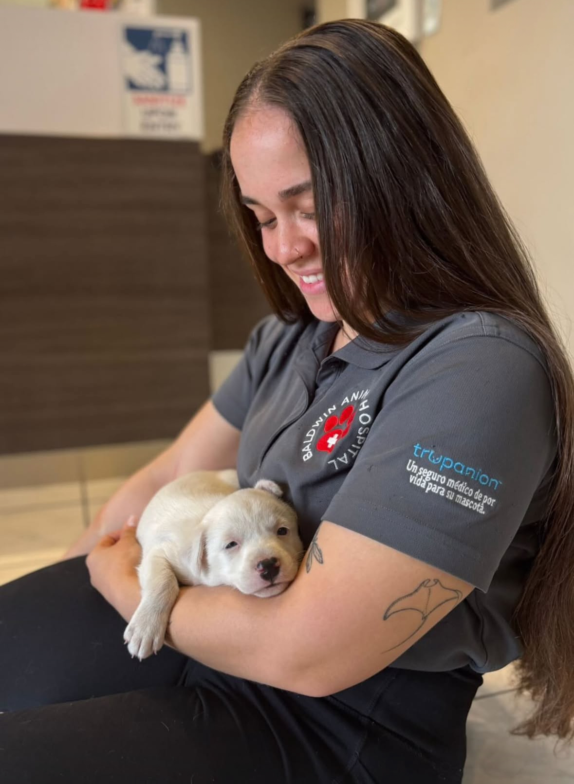 Nicole López, técnica veterinaria